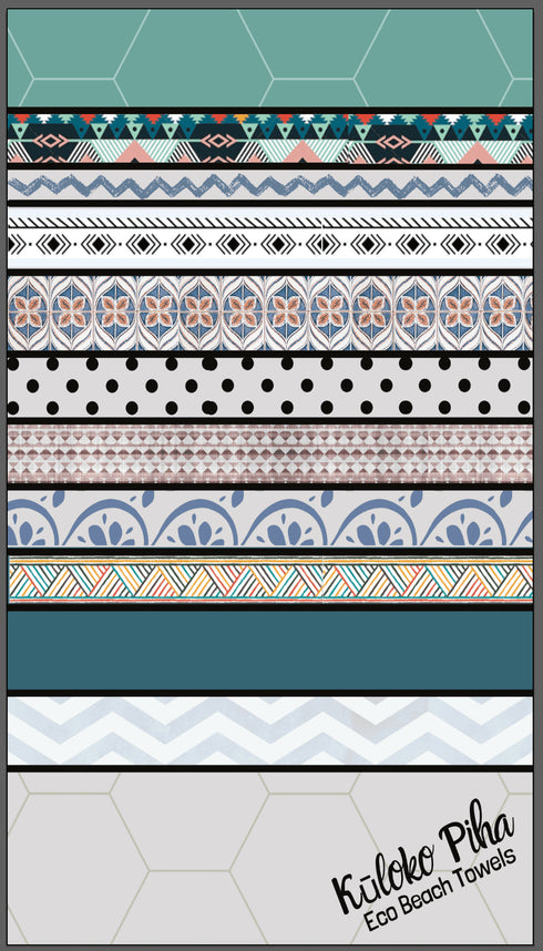 Kuloko Piha Sandfree Eco Beach Towel Kuloko Piha Sandfree Towels James St Boutique