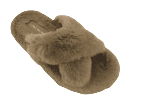 Kym&Y Fluffy Slippers James St Boutique James St Boutique